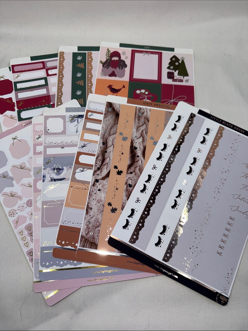 The Giving Girl Planner Stickers Various sticker Kits